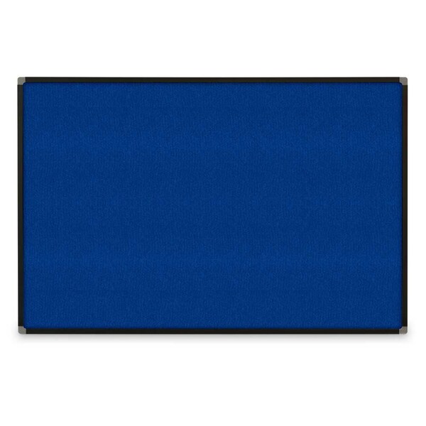 Corkboard, Fabrc, 1 Door, Satin/Prl, 18"x24"